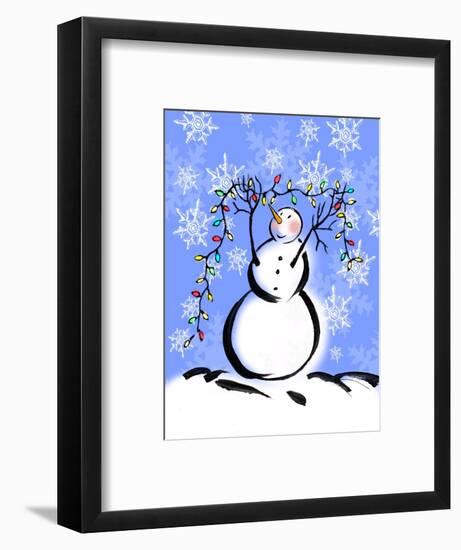 Silly Snowmen I-Nicholas Biscardi-Framed Art Print