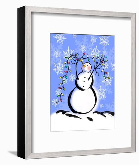 Silly Snowmen I-Nicholas Biscardi-Framed Art Print