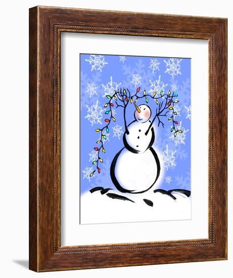 Silly Snowmen I-Nicholas Biscardi-Framed Art Print