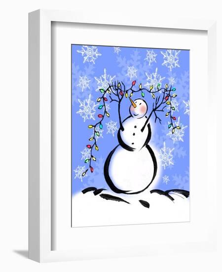 Silly Snowmen I-Nicholas Biscardi-Framed Art Print