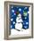 Silly Snowmen II-Nicholas Biscardi-Framed Art Print