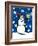 Silly Snowmen II-Nicholas Biscardi-Framed Art Print