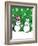 Silly Snowmen V-Nicholas Biscardi-Framed Art Print