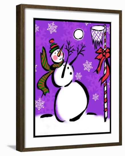 Silly Snowmen VII-Nicholas Biscardi-Framed Art Print