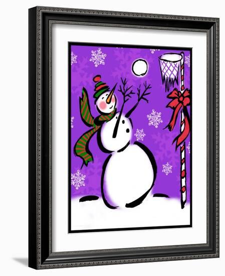 Silly Snowmen VII-Nicholas Biscardi-Framed Art Print