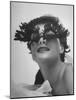 Silly Sunglasses Featuring Long Blue Eyelashes and Small Lenses by Designer Schiaparelli-Gordon Parks-Mounted Photographic Print