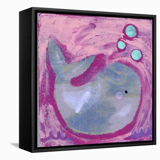 Silly Whale-Wyanne-Framed Premier Image Canvas