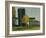 Silos by a Farm-Michael Budden-Framed Giclee Print