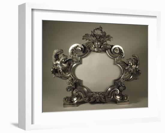 Silver Altar Card Frame for the Main Altar-Georg Dionysius Ehret-Framed Giclee Print