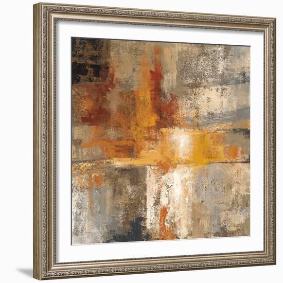 Silver and Amber Crop-Silvia Vassileva-Framed Art Print