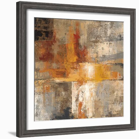 Silver and Amber Crop-Silvia Vassileva-Framed Art Print