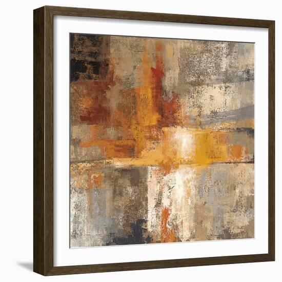 Silver and Amber Crop-Silvia Vassileva-Framed Art Print