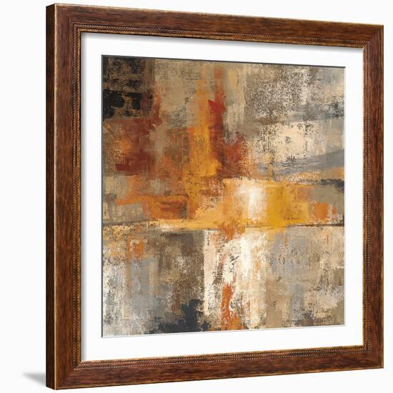 Silver and Amber Crop-Silvia Vassileva-Framed Art Print