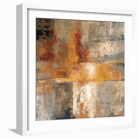 Silver and Amber Crop-Silvia Vassileva-Framed Art Print