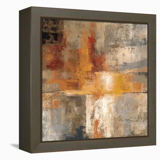 Silver and Amber Crop-Silvia Vassileva-Framed Stretched Canvas