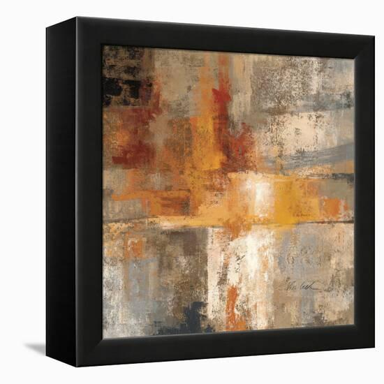 Silver and Amber Crop-Silvia Vassileva-Framed Stretched Canvas