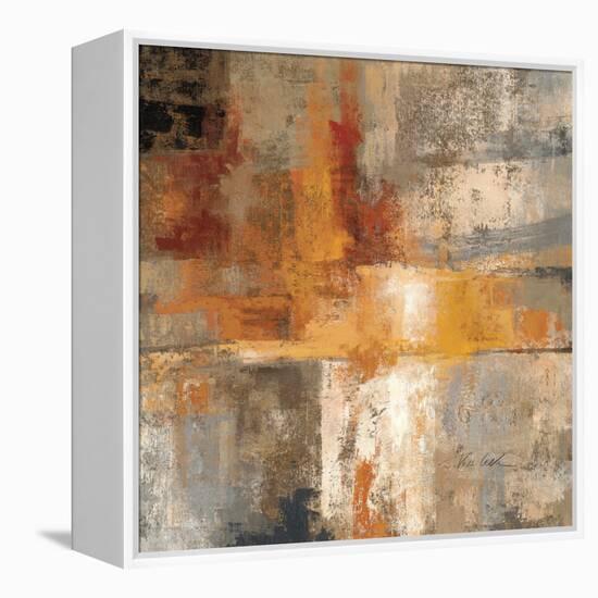 Silver and Amber Crop-Silvia Vassileva-Framed Stretched Canvas