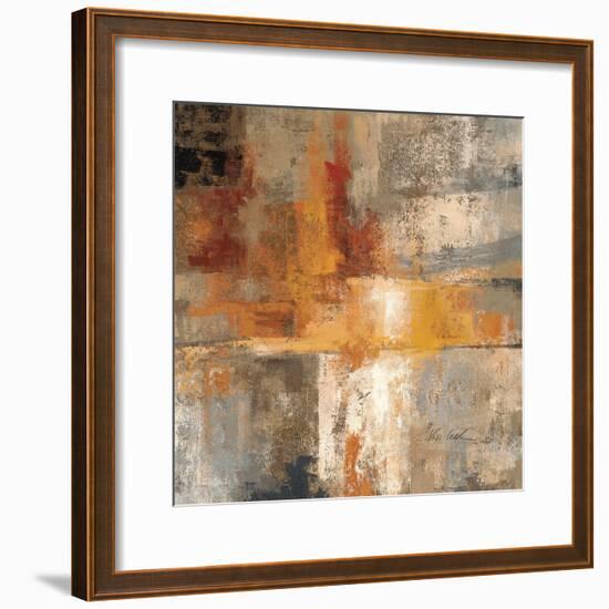 Silver and Amber Crop-Silvia Vassileva-Framed Art Print