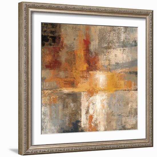 Silver and Amber Crop-Silvia Vassileva-Framed Art Print