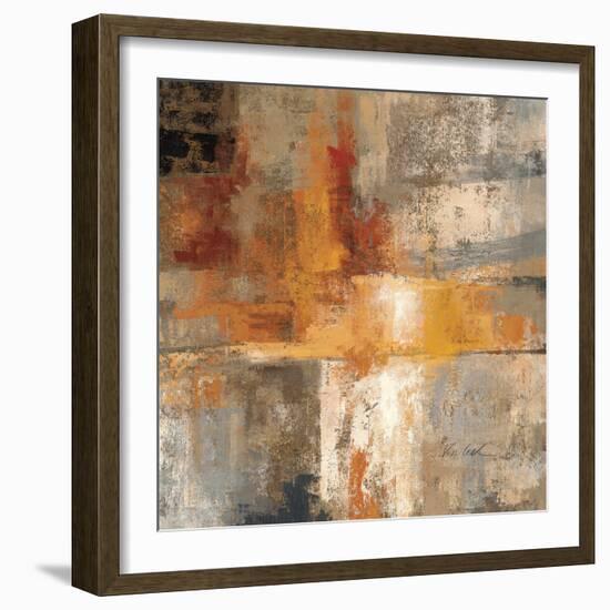 Silver and Amber Crop-Silvia Vassileva-Framed Art Print