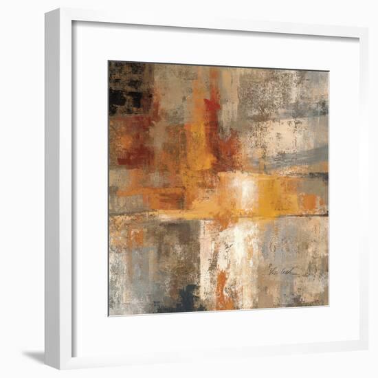 Silver and Amber Crop-Silvia Vassileva-Framed Art Print