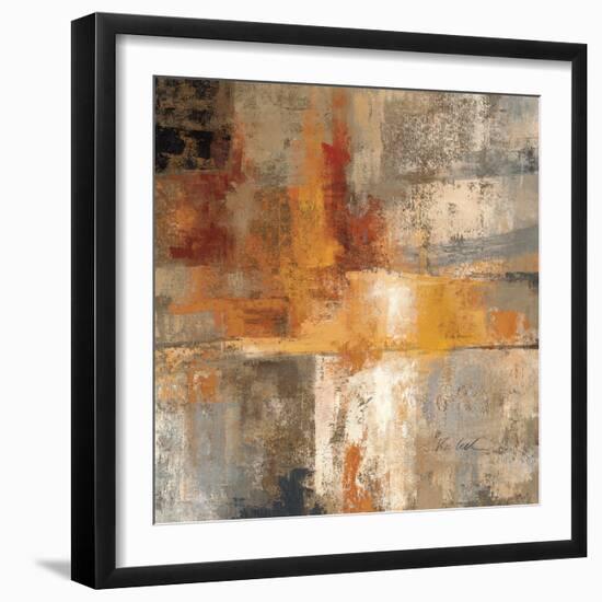 Silver and Amber Crop-Silvia Vassileva-Framed Art Print