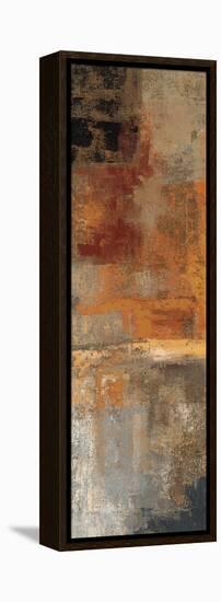 Silver and Amber Panel II-null-Framed Stretched Canvas