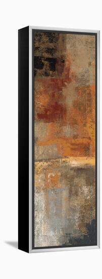 Silver and Amber Panel II-null-Framed Stretched Canvas