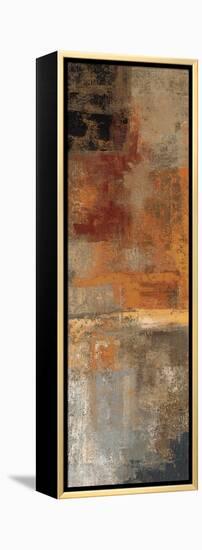 Silver and Amber Panel II-null-Framed Stretched Canvas