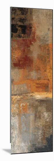 Silver and Amber Panel II-null-Mounted Art Print