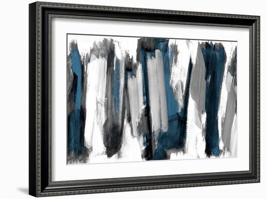 Silver And Dark Rhythm II-Lanie Loreth-Framed Art Print