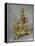 Silver and Gilded Bronze Saint George and the Princess, Late 1600-Lorenzo Vaccaro-Framed Premier Image Canvas