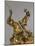 Silver and Gilded Bronze Saint George and the Princess, Late 1600-Lorenzo Vaccaro-Mounted Giclee Print