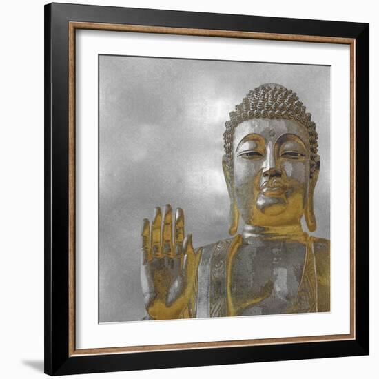 Silver and Gold Buddha-Tom Bray-Framed Art Print