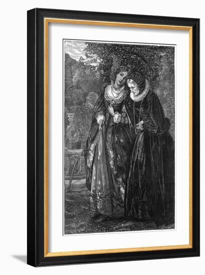 Silver and Gold-Arthur Hughes-Framed Giclee Print