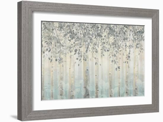 Silver and Gray Dream Forest I-James Wiens-Framed Premium Giclee Print