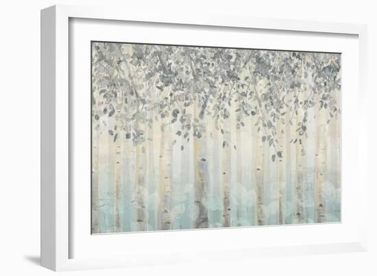 Silver and Gray Dream Forest I-James Wiens-Framed Premium Giclee Print