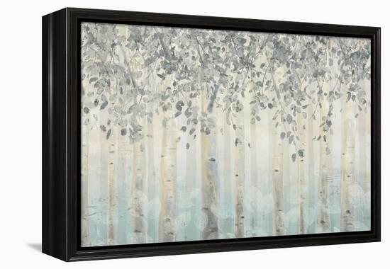 Silver and Gray Dream Forest I-James Wiens-Framed Stretched Canvas
