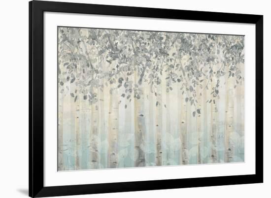 Silver and Gray Dream Forest I-James Wiens-Framed Art Print