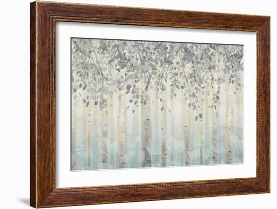 Silver and Gray Dream Forest I-James Wiens-Framed Art Print