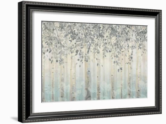 Silver and Gray Dream Forest I-James Wiens-Framed Art Print