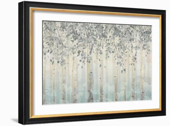 Silver and Gray Dream Forest I-James Wiens-Framed Art Print