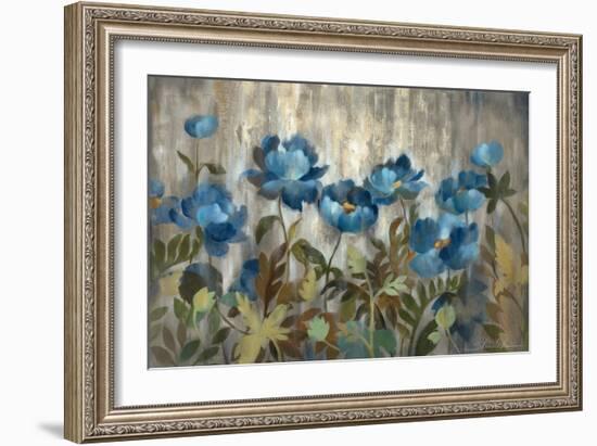 Silver and Sapphire-Silvia Vassileva-Framed Art Print