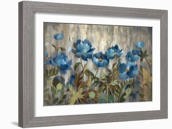 Silver and Sapphire-Silvia Vassileva-Framed Art Print