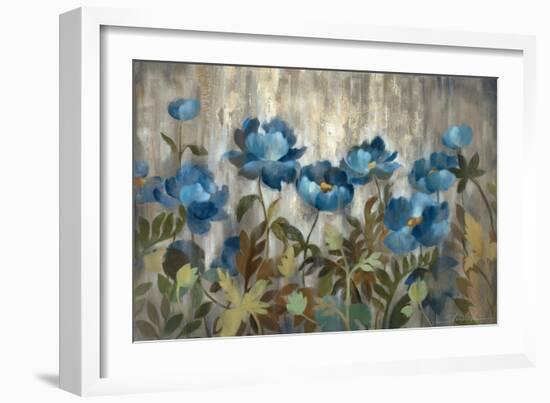 Silver and Sapphire-Silvia Vassileva-Framed Art Print