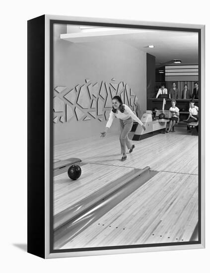 Silver Blades Bowling Alley, Sheffield, South Yorkshire, 1965-Michael Walters-Framed Premier Image Canvas