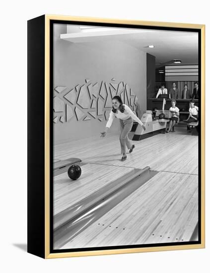 Silver Blades Bowling Alley, Sheffield, South Yorkshire, 1965-Michael Walters-Framed Premier Image Canvas