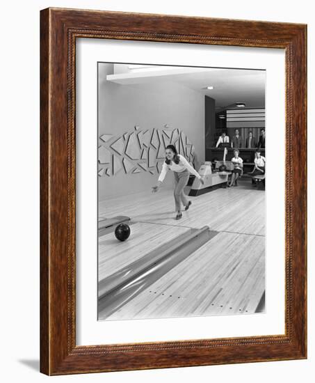 Silver Blades Bowling Alley, Sheffield, South Yorkshire, 1965-Michael Walters-Framed Photographic Print
