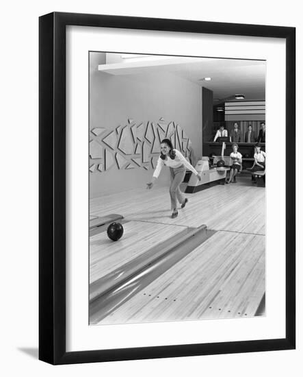 Silver Blades Bowling Alley, Sheffield, South Yorkshire, 1965-Michael Walters-Framed Photographic Print