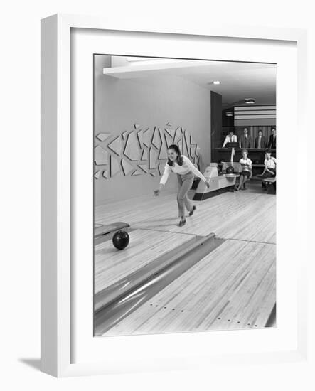 Silver Blades Bowling Alley, Sheffield, South Yorkshire, 1965-Michael Walters-Framed Photographic Print